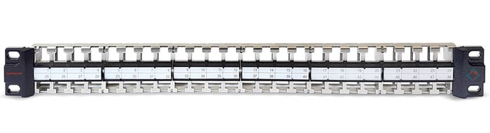 DÄTWYLER - Patchpanel 48 Port 1HE leer für Keystone-Module