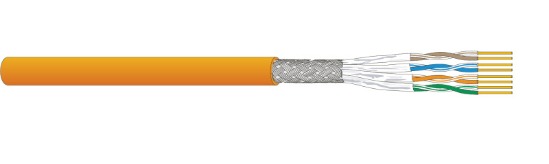 DÄTWYLER - Datenkabel Kat7A S/FTP simplex 4x2xAWG22/1 LS0H B2ca 1000m