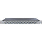 DÄTWYLER - LWL Spleissbox 1HE 6xLC-Duplex für 12Fasern OM2 RAL9005 schwarz