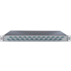 DÄTWYLER - LWL Spleissbox 1HE 12xLC-Duplex für 24Fasern OM3 RAL7035