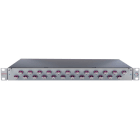 DÄTWYLER - LWL Spleissbox 1HE 12xLC-Duplex für 24Fasern OM4 RAL7035