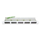 DÄTWYLER - Telefonpatchpanel Kat.3 50xRJ45 1HE RAL7035 lichtgrau