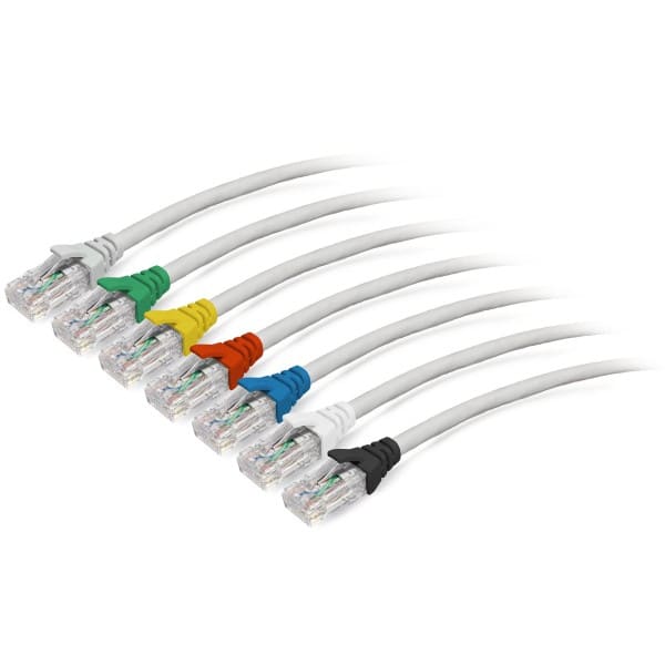 DÄTWYLER - Patchkabel Kat.6 U/UTP FRNC/LSOH blau 0,5m