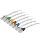 DÄTWYLER - Patchkabel Kat.6 U/UTP FRNC/LSOH blau 1m