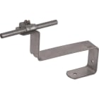 DEHN - Dachleitungshalter DEHNQUICK St/tZn f. Rd 6-10mm m. Strebe L 115mm gewinkelt