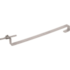 DEHN - Dachleitungshalter DEHNQUICK St/tZn f. Rd 6-10mm m. Strebe L 410mm gewinkelt