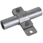 DEHN - Erdungsrohrschelle D 17mm m. Anschlussbohrung D 11mm St/tZn