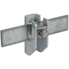 DEHN - Flachband-Rundleitungshalter St/tZn f. Fl...11mm Rd 6.10mm Wandabstand 15mm