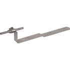 DEHN - Dachleitungshalter DEHNQUICK St/tZn f. Rd 6-10mm m. Strebe L 260mm gekröpft