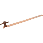 DEHN - Dachleitungshalter UNIsnap Cu/K-braun H 36mm Rd 8mm m. geprägt. Strebe L 475mm