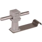 DEHN - Dachleitungshalter DEHNsnap NIRO/K-grau H 36mm Rd 8mm m. Strebe f. Ziegelfalze