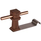 DEHN - Dachleitungshalter DEHNsnap NIRO/K-braun H 36mm Rd 8mm m. Strebe f. Ziegelfalze