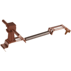 DEHN - Dachleitungshalter SPANNsnap Cu/K-braun H 36mm f. Rd 8mm Spannbereich 180-280mm