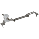 DEHN - Dachleitungshalter SPANNsnap NIRO/K-grau H 16mm f. Rd 8mm Spannbereich 180-280mm