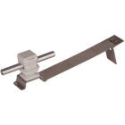 DEHN - Dachleitungshalter FLEXIsnap NIRO/K-grau H 16mm Rd 8mm m. Strebe f. Ziegelfalze