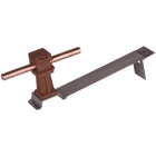 DEHN - Dachleitungshalter FLEXIsnap NIRO/K-br. H 36mm Rd 8mm m. Strebe f. Ziegelfalze