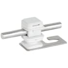 DEHN - Dachleitungshalter f. Wellplattendächer Profil 5/8 m. DEHNsnap 8mm NIRO/K-grau