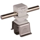 DEHN - Dachleitungshalter ZIEGELsnap Niro 4-16 mm m. DEHNsnap H 16mm K-grau f. Rd 8mm