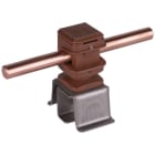 DEHN - Dachleitungshalter ZIEGELsnap Niro 4-16 mm m. DEHNsnap H 16mm K-braun f. Rd 8mm