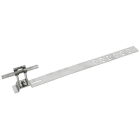 DEHN - Dachleitungshalter UNIgrip NIRO H 32mm Rd 8mm m. geprägt. Strebe L 335mm