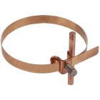 DEHN - Leitungshalter f. Rd 6-8mm Cu/Bronze f. Regenfallrohre D 50-120mm