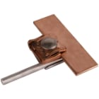 DEHN - Zweimetall-Falzklemme St/tZn-Cu Klemmbereich 0,7-8mm f. Rd 6-10mm