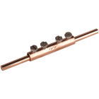 DEHN - Verbindungsmuffe Cu f. Rd 8mm m. 4 Schrauben M6x8mm