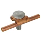 DEHN - Klemmbock Rd 6-10mm Cu m. Flachrundschraube u. Mutter M10 NIRO