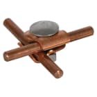 DEHN - MMV-Klemme Cu f. Rd 6-8mm m. Flachrundschraube u. Mutter