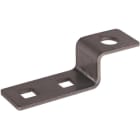 DEHN - Endstück Z-Form m. 2 Vierkantlöcher D 11mm u. 1 Rundloch D 13mm NIRO