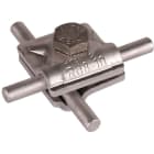 DEHN - MV-Klemme Al f. Rd 8-10mm m. Sechskantschraube
