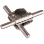 DEHN - MV-Klemme Al f. Rd 8-10mm m. Flachrundschraube