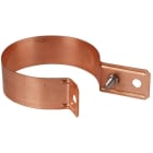 DEHN - Regenrohrschelle D 120mm Cu m. Anschluss-Bohrung D 11mm
