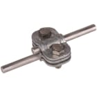 DEHN - UNI-Trennklemme St/tZn m. Zwischenplatte f. 2 x Rd 7-10mm