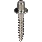 DEHN - Holzschraube m. Gewindekopf M8x13mm St/galZn L 73mm