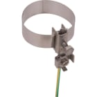 DEHN - Erdungsbandrohrschelle D 27-114mm m. Anschlussklemme 2 x 4-25mm² NIRO