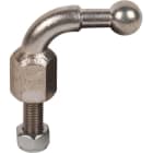 DEHN - Kugelfestpunkt D 20mm 90° abgewinkelt m. Gewindebolzen u. Mutter M16x45mm