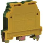 DEHN - Schutzleiterklemme 16/25mm² grün/gelb mit Sockel für Hutschienen 35mm