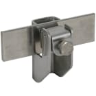 DEHN - Flachband-Rundleitungshalter NIRO f. Fl...11mm Rd 6.10mm Wandabstand 11mm