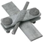 DEHN - SV-Klemme St/tZn f. Rd 7-10/7-10mm - Rd 7-10/Fl 30mm-Fl 30/30mm
