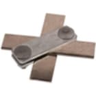 DEHN - SV-Klemme NIRO (V4A) f. Fl 30/Fl 30mm m. Schrauben u. Muttern M10