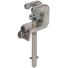 DEHN - Universalklemme m. Spindel Querstift lg f. Fl/Rd -30mm u. Kugelfestpunkte 25mm
