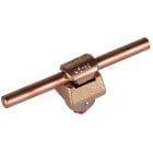DEHN - KS-Verbinder Cu-RG f. Rd 6-10mm einteilig m. Federring