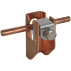 DEHN - Flachband-Rundleitungshalter Cu f. Fl...11mm Rd 6.10mm Wandabstand 11mm