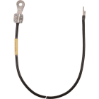 DEHN - Erdungsleitung 10mm²/L 0,6m schw. m. 1 Kabelsch. (B)M8/10 u. 1 Stift-KS