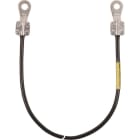 DEHN - Erdungsleitung 10mm²/L 0,3m schw. m.2 Kabelschuhe (D) geschl. M10