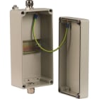 DEHN - Aluminiumgehäuse Aufputz IP65 mit Hutschiene B 100 H200 T 81mm