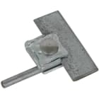DEHN - Falzklemme St/tZn Klemmbereich 0,7-8mm m. Klemmbock f. Rd 6-10mm