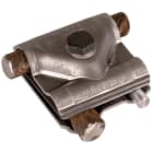 DEHN - Maxi-MV-Klemme St/blank f. Rd 8-16 / 15-25mm m. Schraube M12x65mm