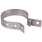 DEHN - Regenrohrschelle 60-150mm St/tZn m. Anschluss-Bohrung D 10,5mm
